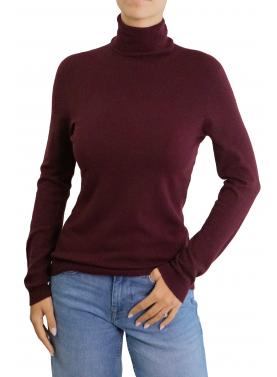 Maglioncino collo alto tinta unita